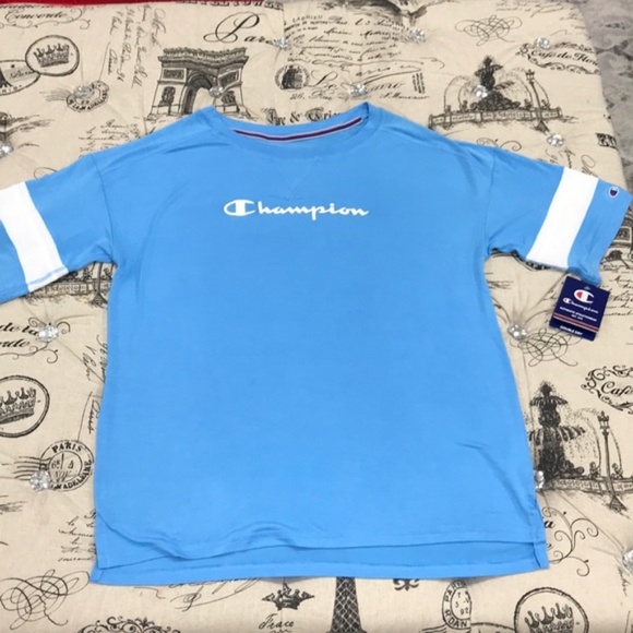 Champion Women's Phys. Ed. Football Tee - Picture 2 of 7